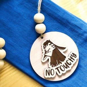 Kuzco No Touchy Car Seat Tag